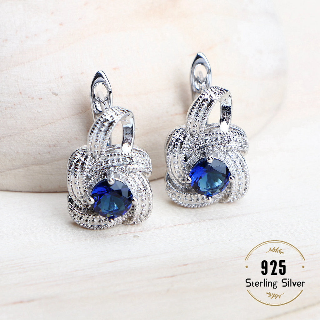 Blue Zirconia Jewelry Set