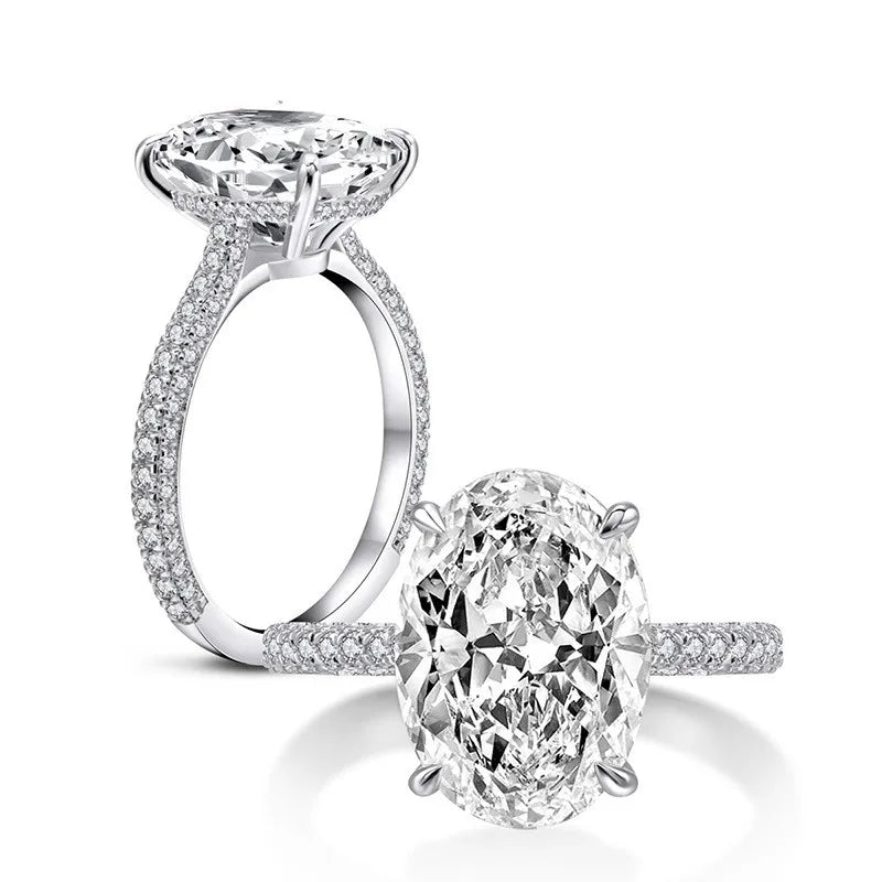 Oval Solitaire 4CT Ring