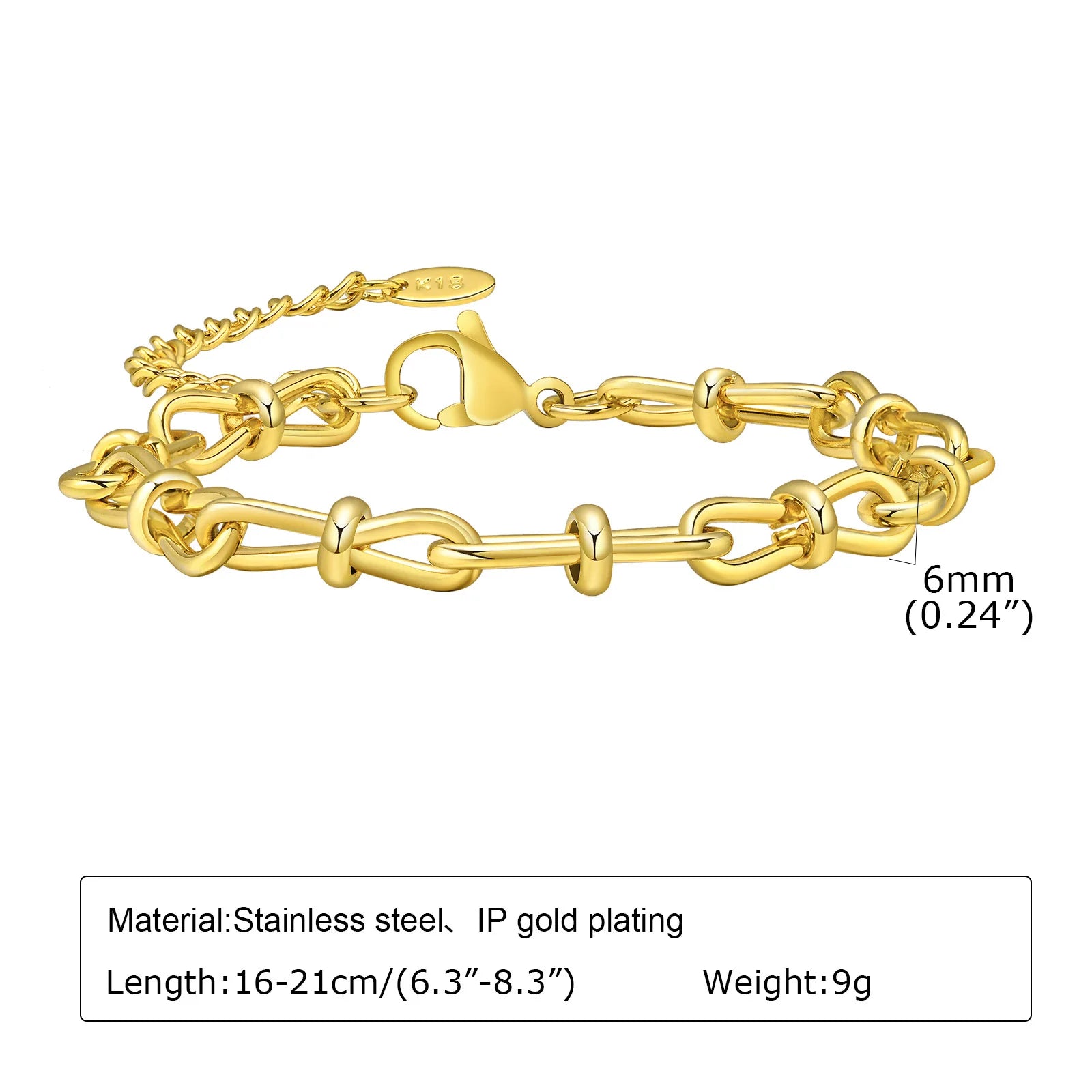 Golden Link Bracelet