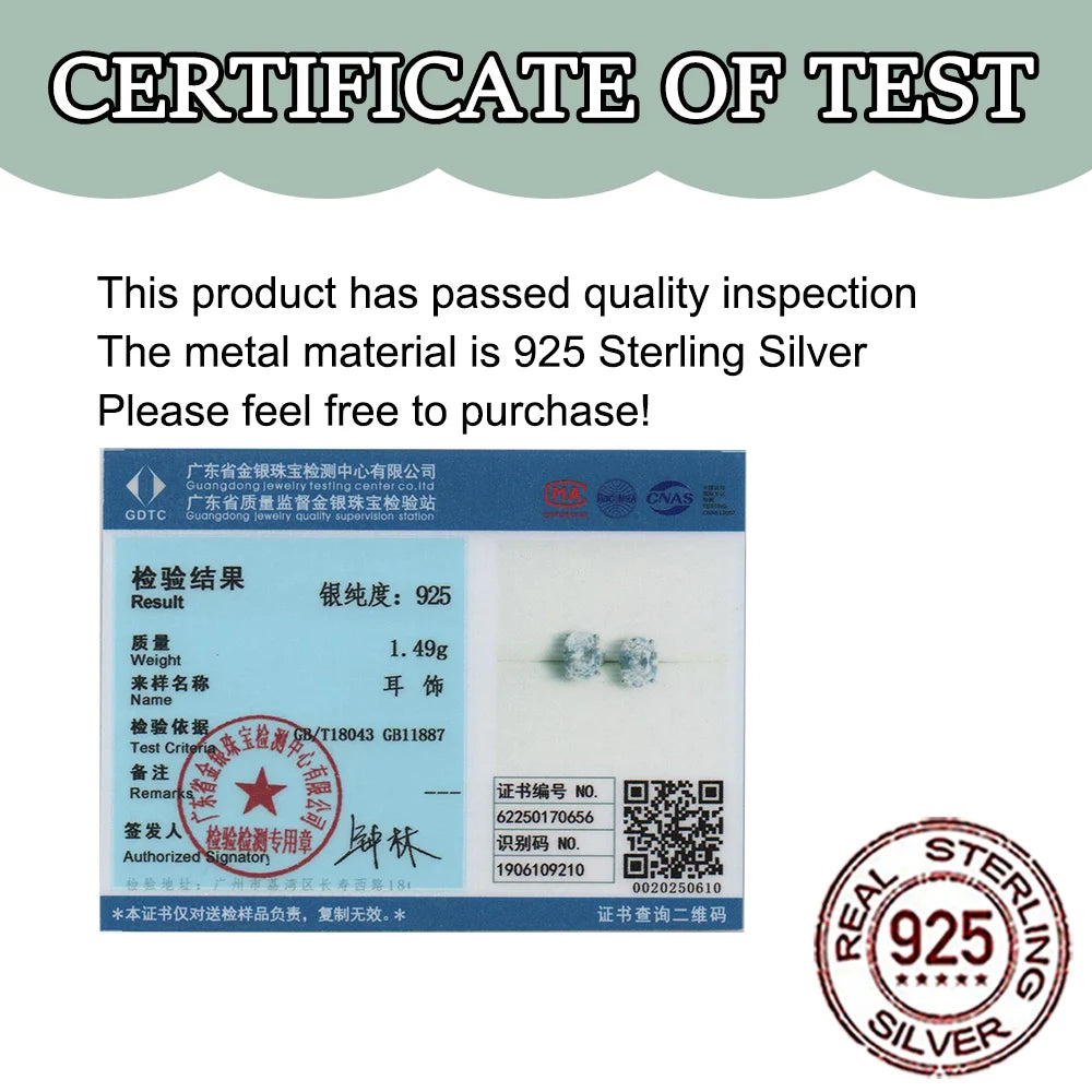 Oval Zircon Stud Earrings