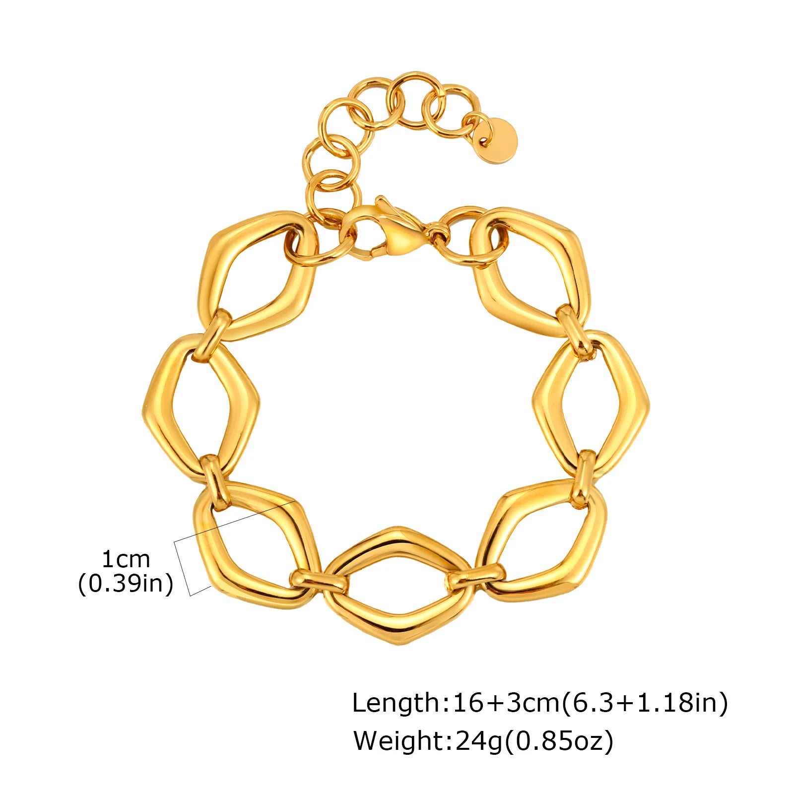 Golden Link Bracelet
