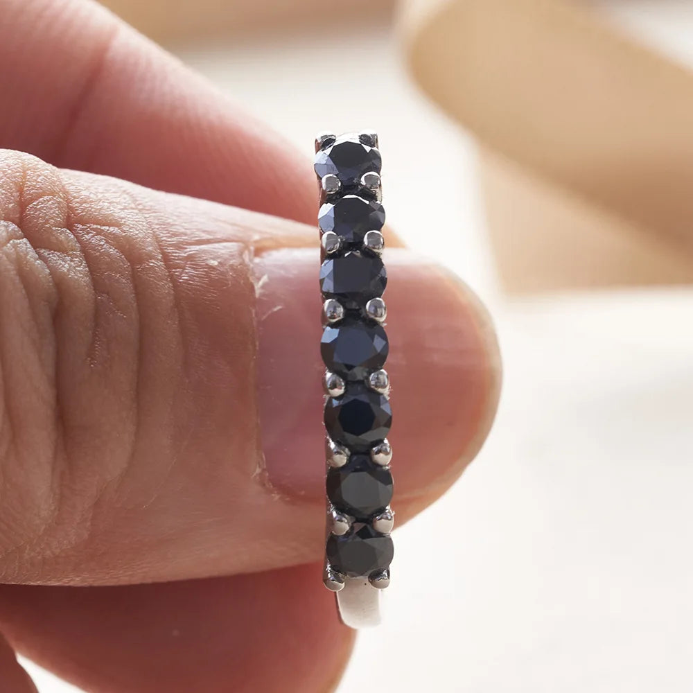 0.7CT Moissanite Silver Ring