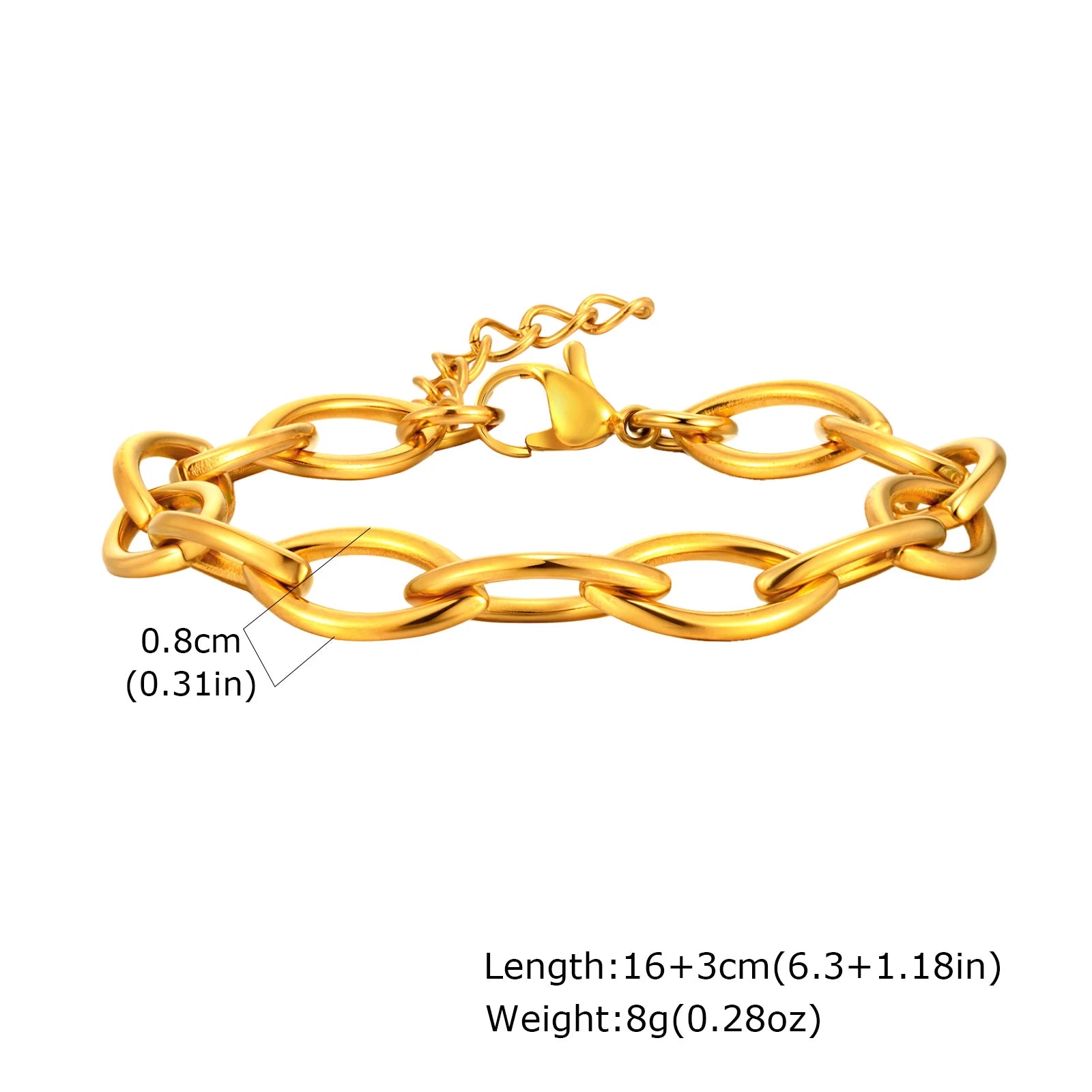 Golden Link Bracelet