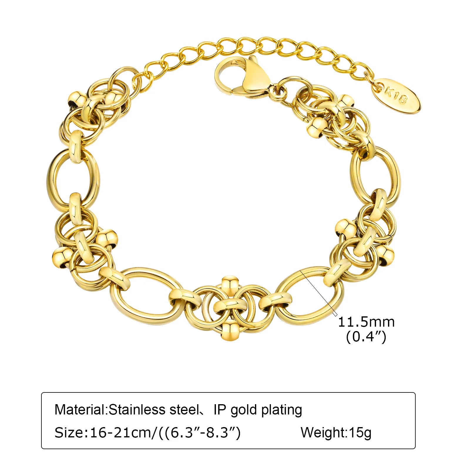 Golden Link Bracelet