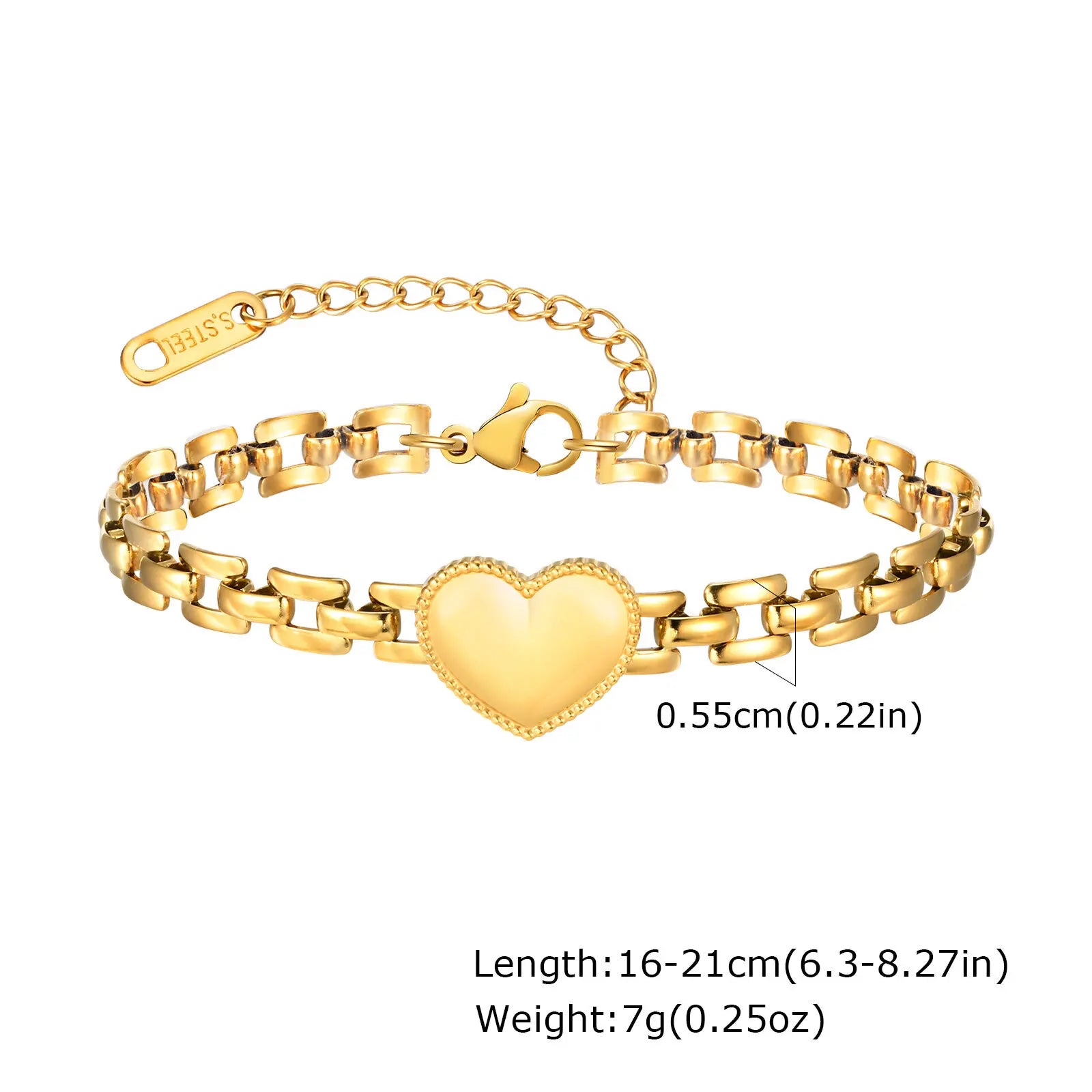 Golden Link Bracelet