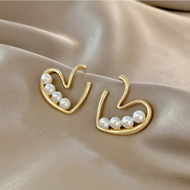 Cute Heart Stud Earrings
