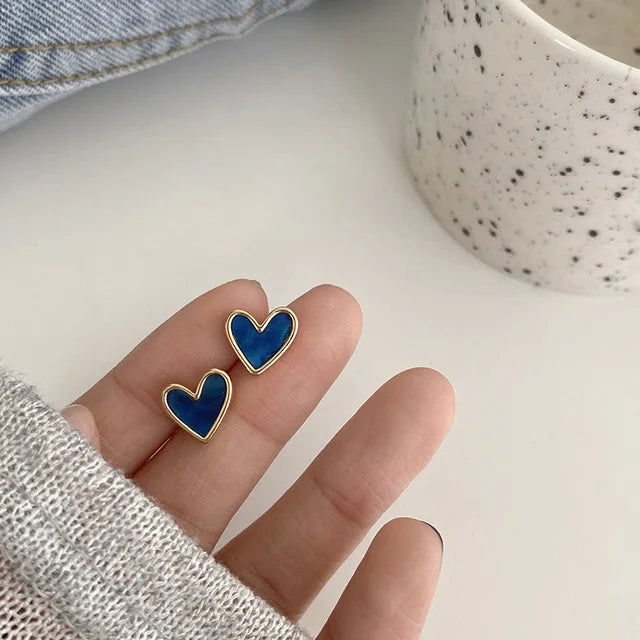 Cute Heart Stud Earrings