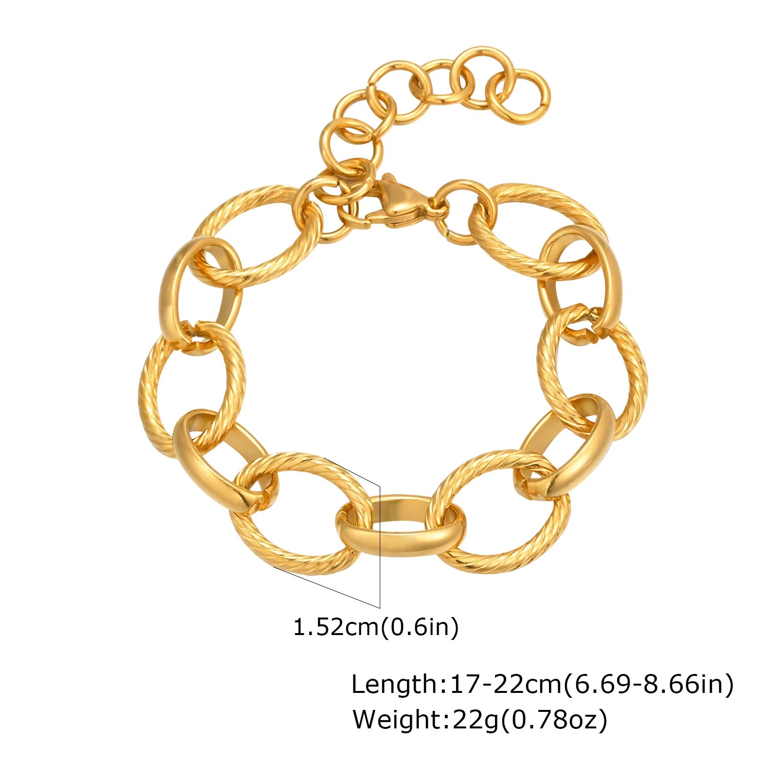 Golden Link Bracelet