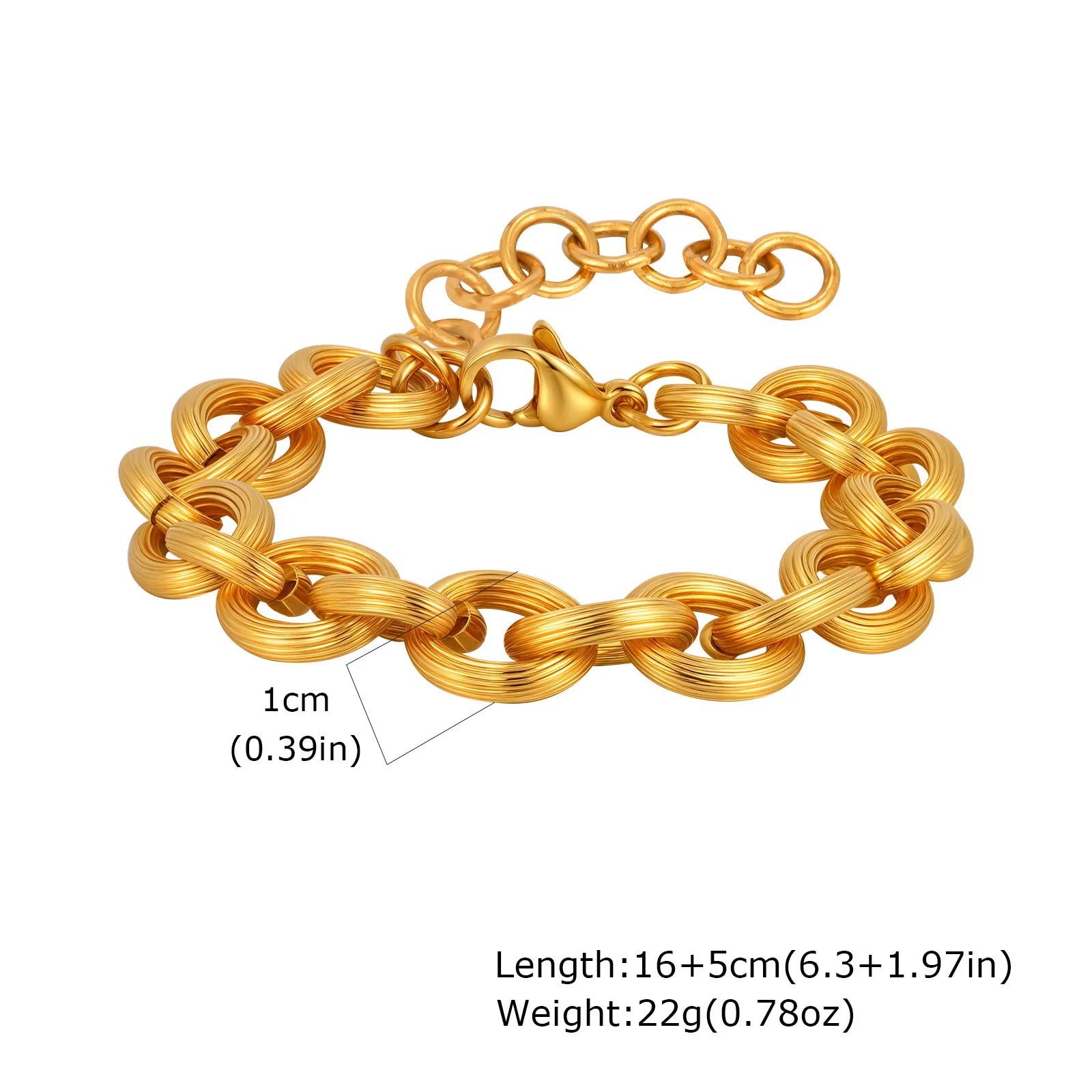 Golden Link Bracelet