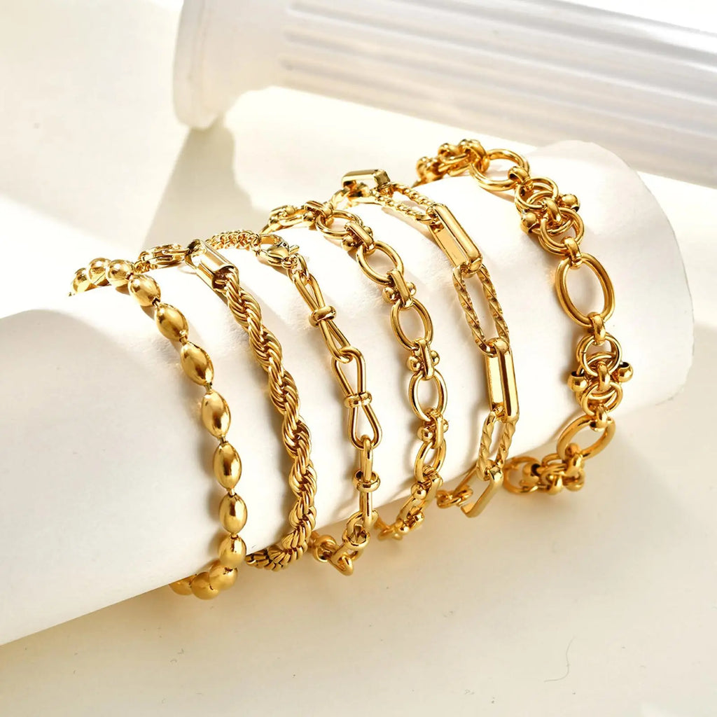 Golden Link Bracelet