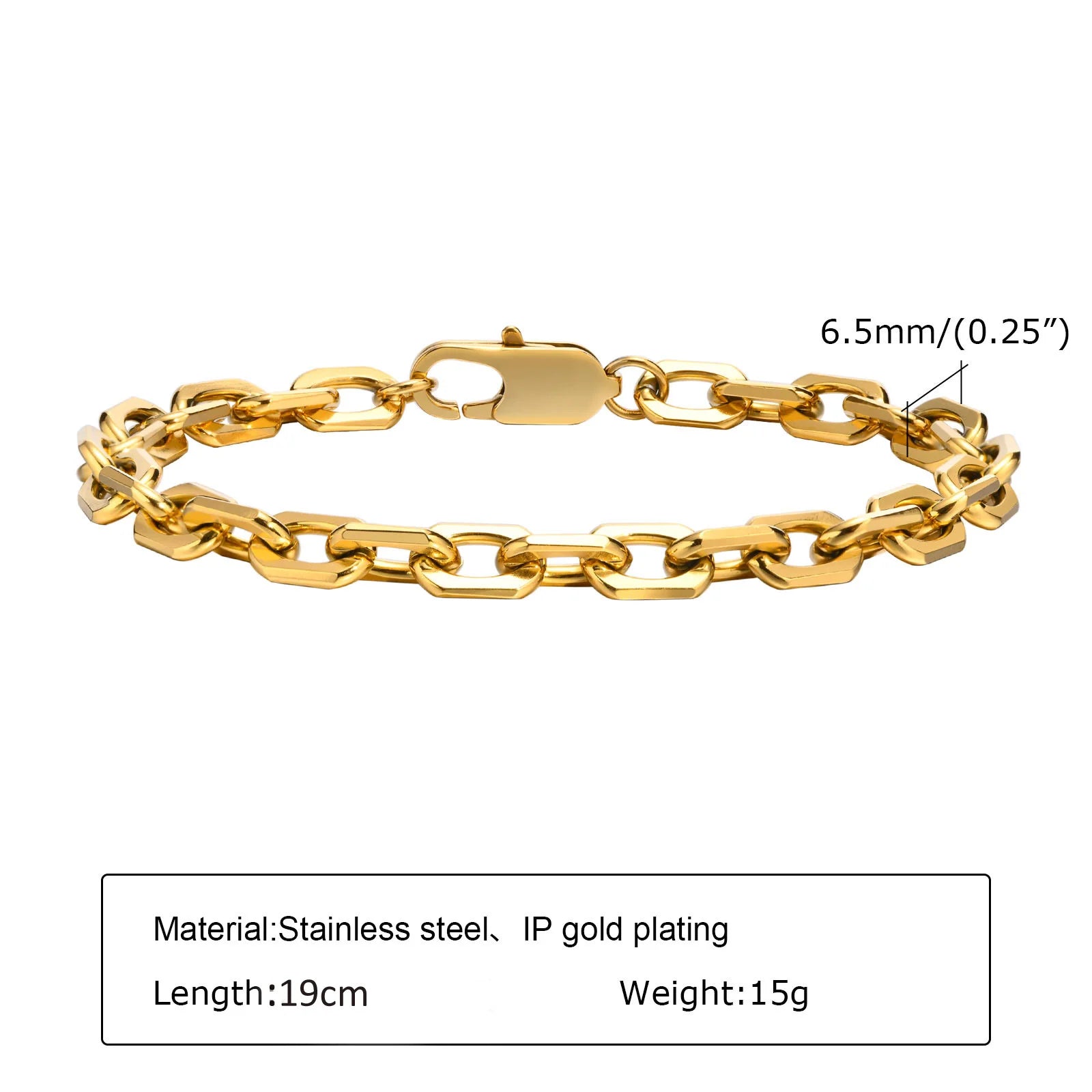 Golden Link Bracelet