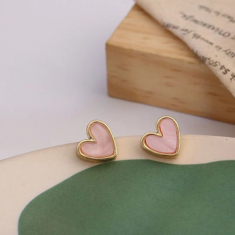 Cute Heart Stud Earrings