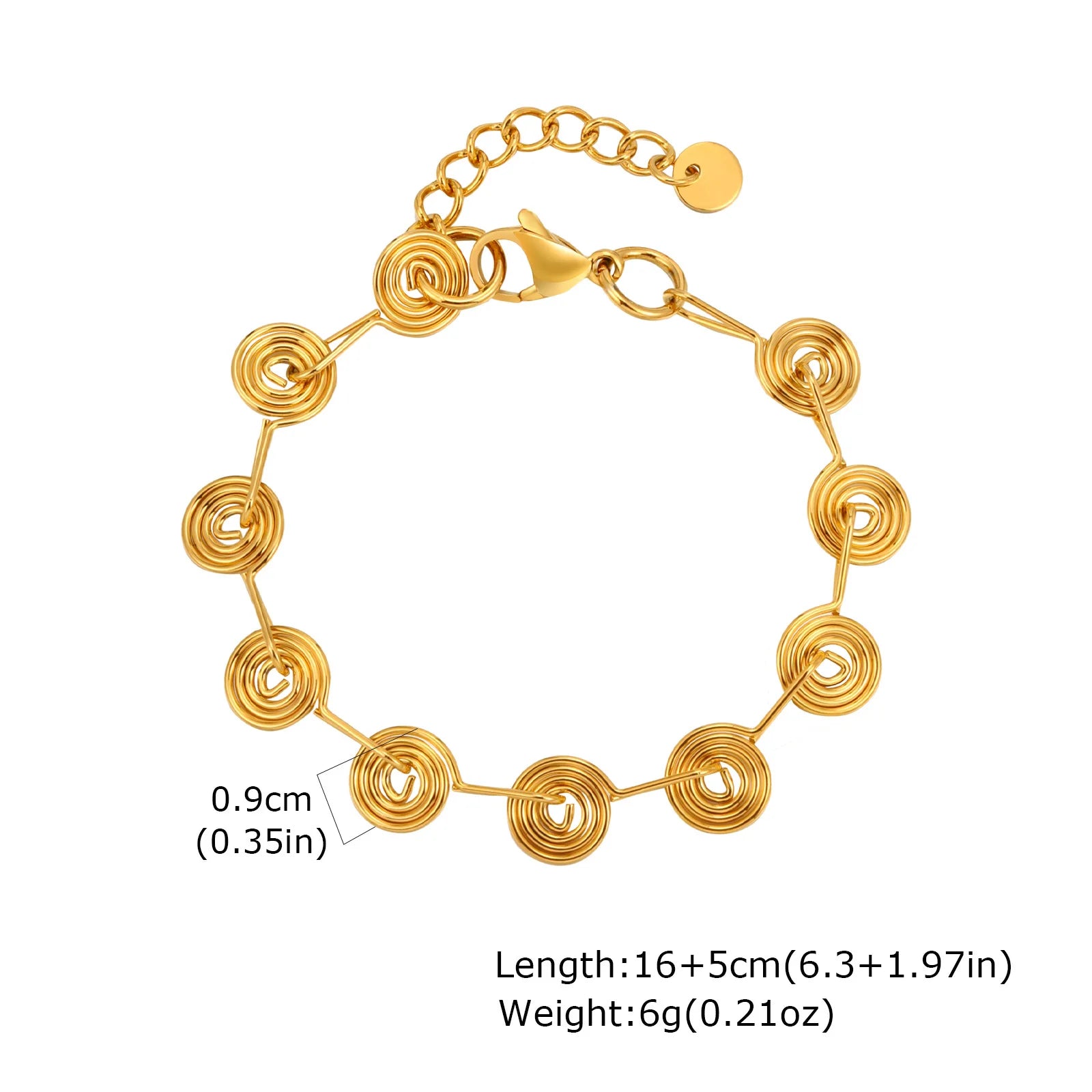 Golden Link Bracelet