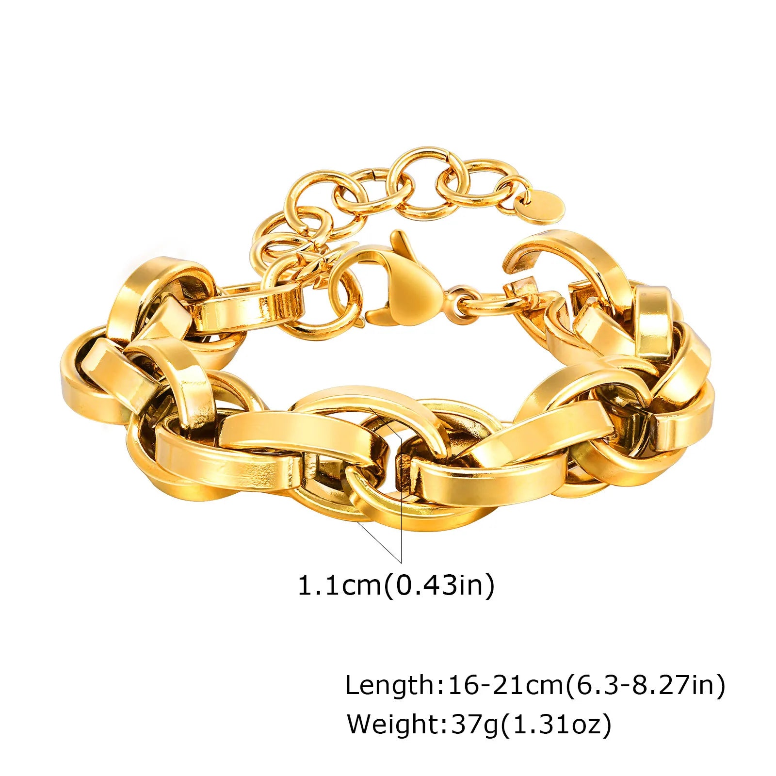 Golden Link Bracelet