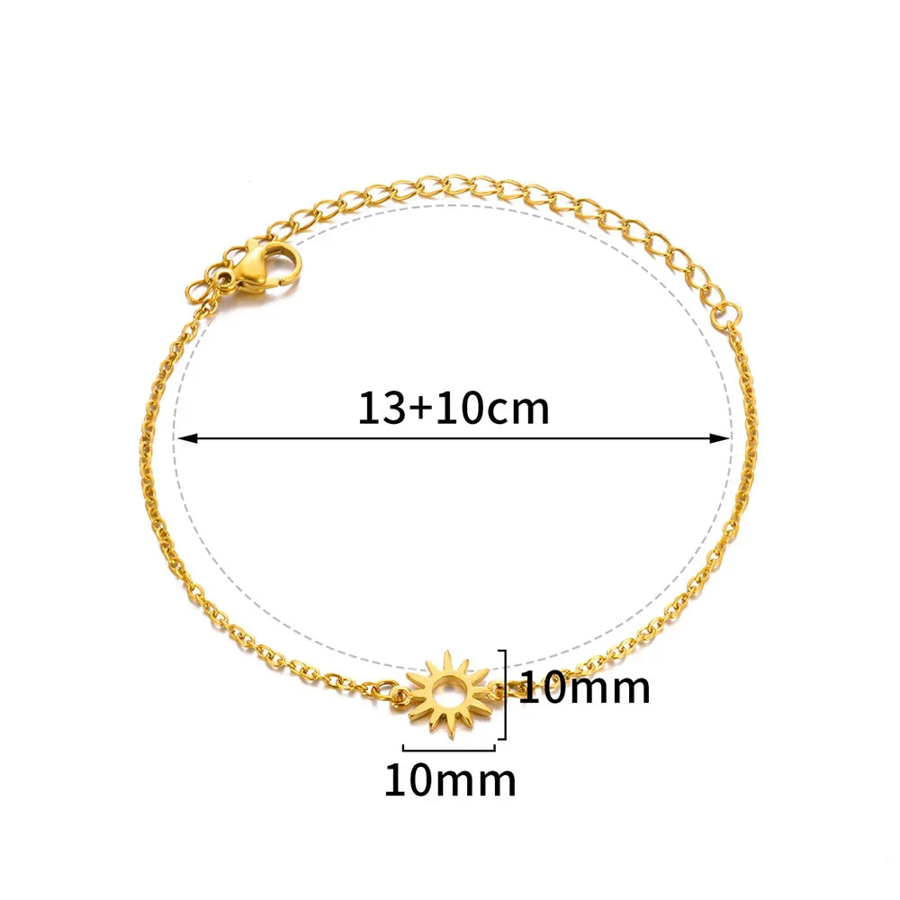 Gold Pearl Chain Anklet