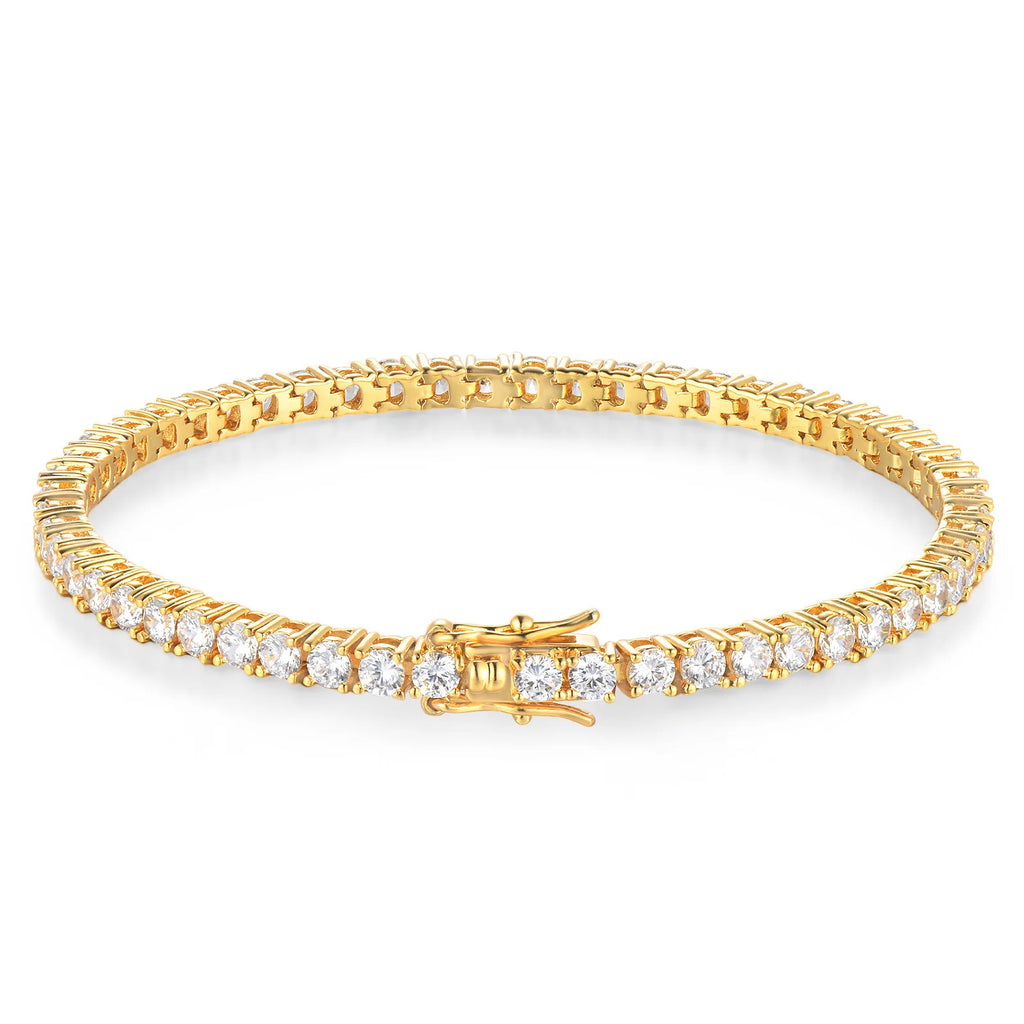 925 Silver Moissanite Tennis Bracelet