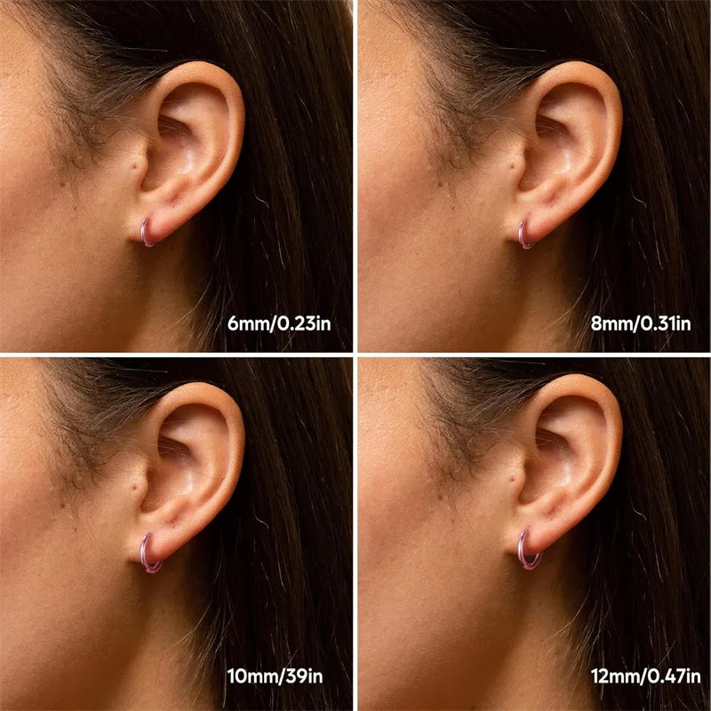 Stainless Steel Mini Hoops