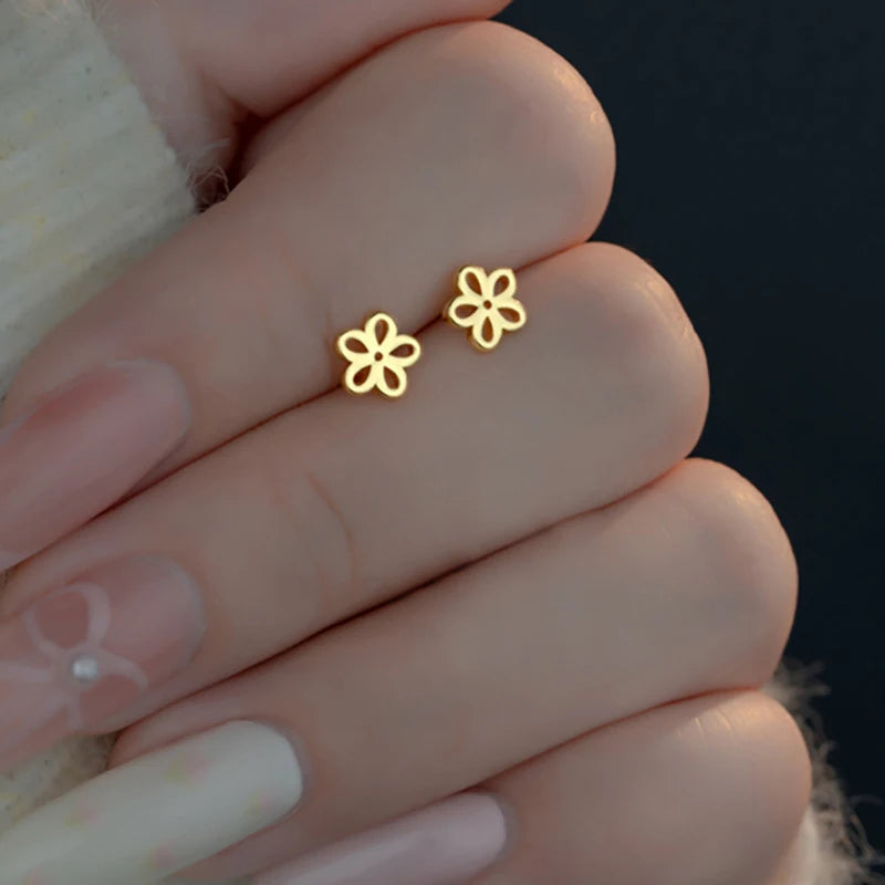 Mini Heart Stud Earrings