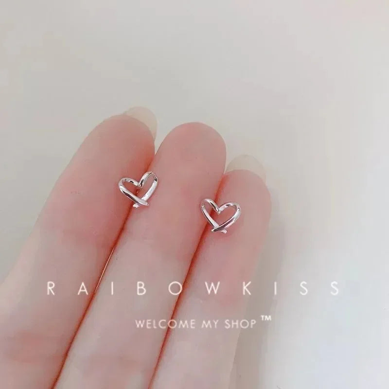 Mini Heart Stud Earrings