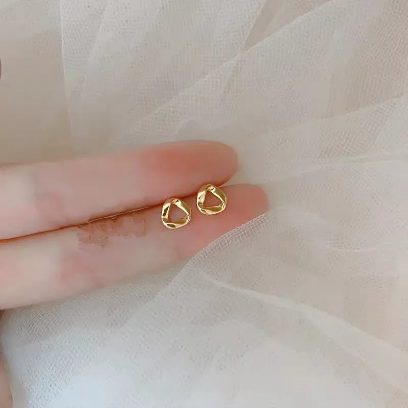 Mini Heart Stud Earrings