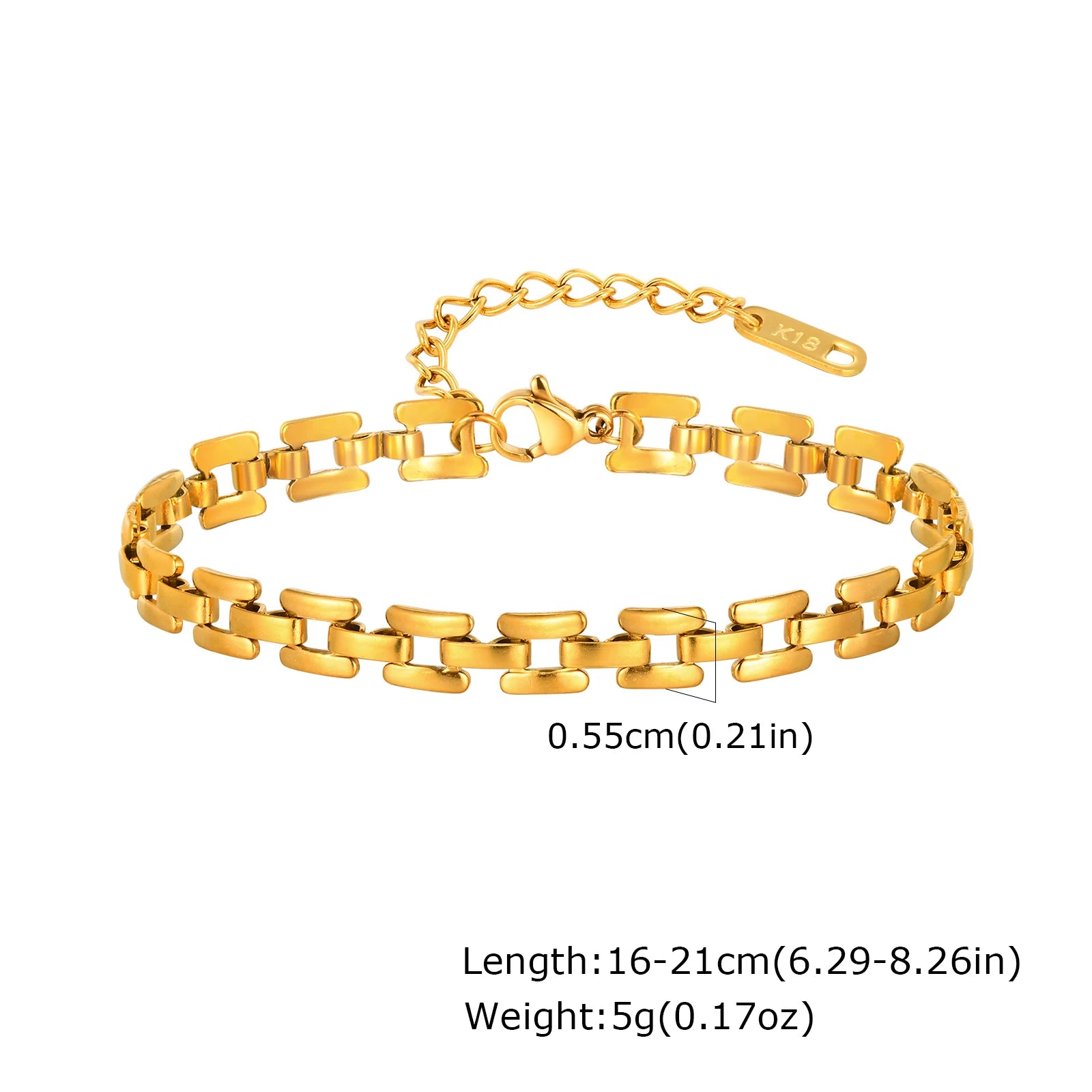 Golden Link Bracelet