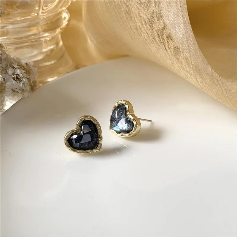 Cute Heart Stud Earrings